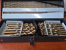 Rogaper 145Pcs Cobalt Drill Bits Set M35 Hss 135 Degree Tip Twist Jobber Length