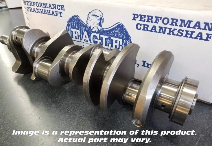 Eagle 雪佛兰 400 铸钢曲轴 3.750 英寸冲程 104003750 SBC — 第 2/4 张图片