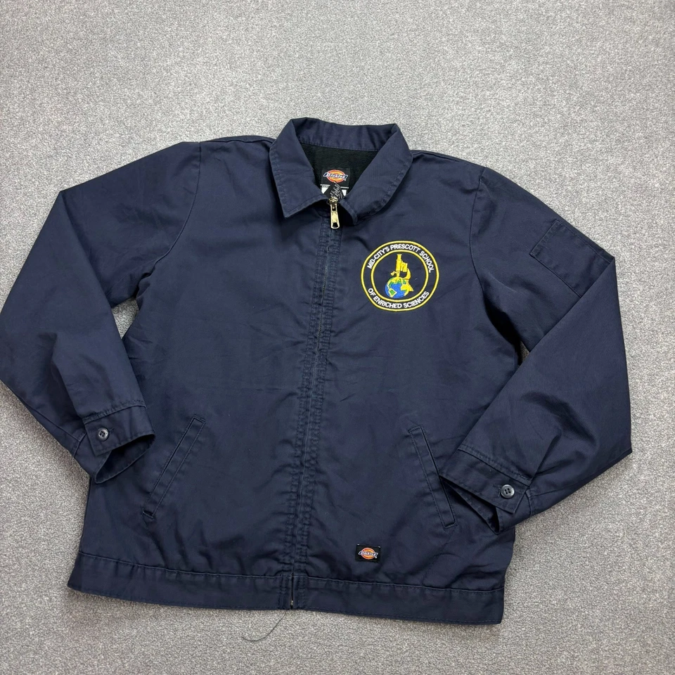 Chaqueta Dickies para Mujer X Pequeña Azul Detroit Tareas Lona Ropa de Trabajo Forrada Dama Foto 2 de 4