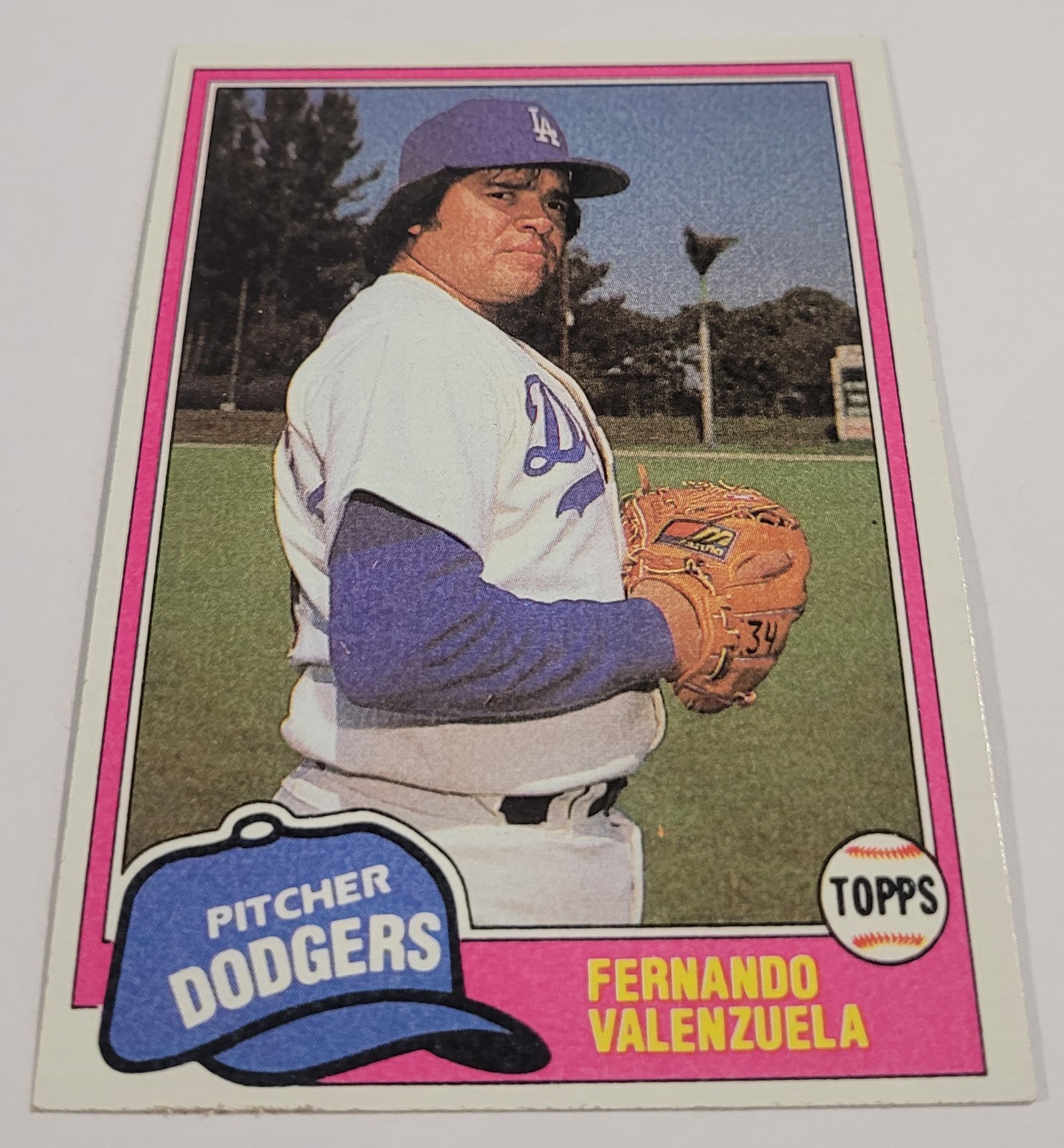 1981 Topps Traded #850 Fernando Valenzuela Los Angeles Dodgers EX