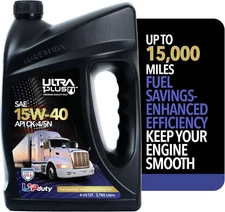 Ultra 1Plus SAE 15W-40 Full Synthetic Heavy-Duty Diesel Engine Oil - 15W 40 Moto