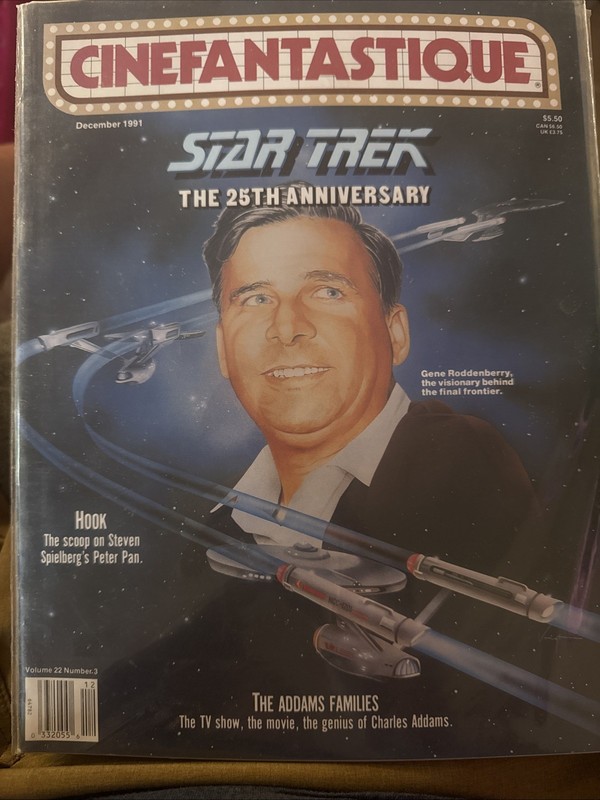 CINEFANTASTIQUE vol.22 no.3, Roddenberry Star Trek, Addams Family,
