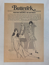 Butterick Fashion News Vintage January 1971 Pamphlet Advertisement Vol 1 No. 7