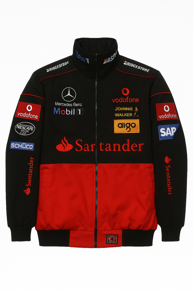 Vintage Mercedes Benz Vodafone Santander Racing Jacket Unisex Size