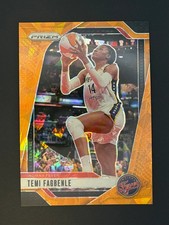 2024 Panini Prizm WNBA Prizms Orange Ice Temi Fagbenle #136 Indiana Fever
