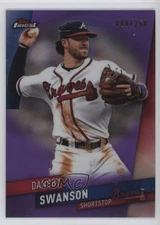 2019 Topps Finest Purple Refractor 88/250 Dansby Swanson #98 4at