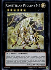 Yu-Gi-Oh TCG Hidden Arsenal 7 #HA07-EN062 Constellar Ptolemy M7 ScR,1st Ed.