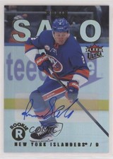 2021-22 Upper Deck Fleer Ultra Rookies Silver Rainbow Foil Robin Salo Auto 0s98