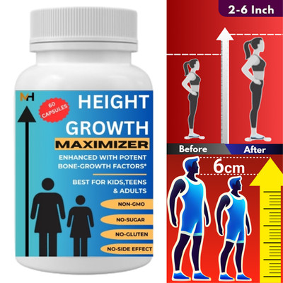 Height Growth Calcium Vitamin D capsules use for increase height naturally 60 N