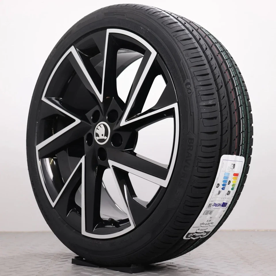 Sommerräder 18 Zoll Skoda Scala NW Original Felgen gedreht Vega Sommerreifen NEU - Bild 3 von 4