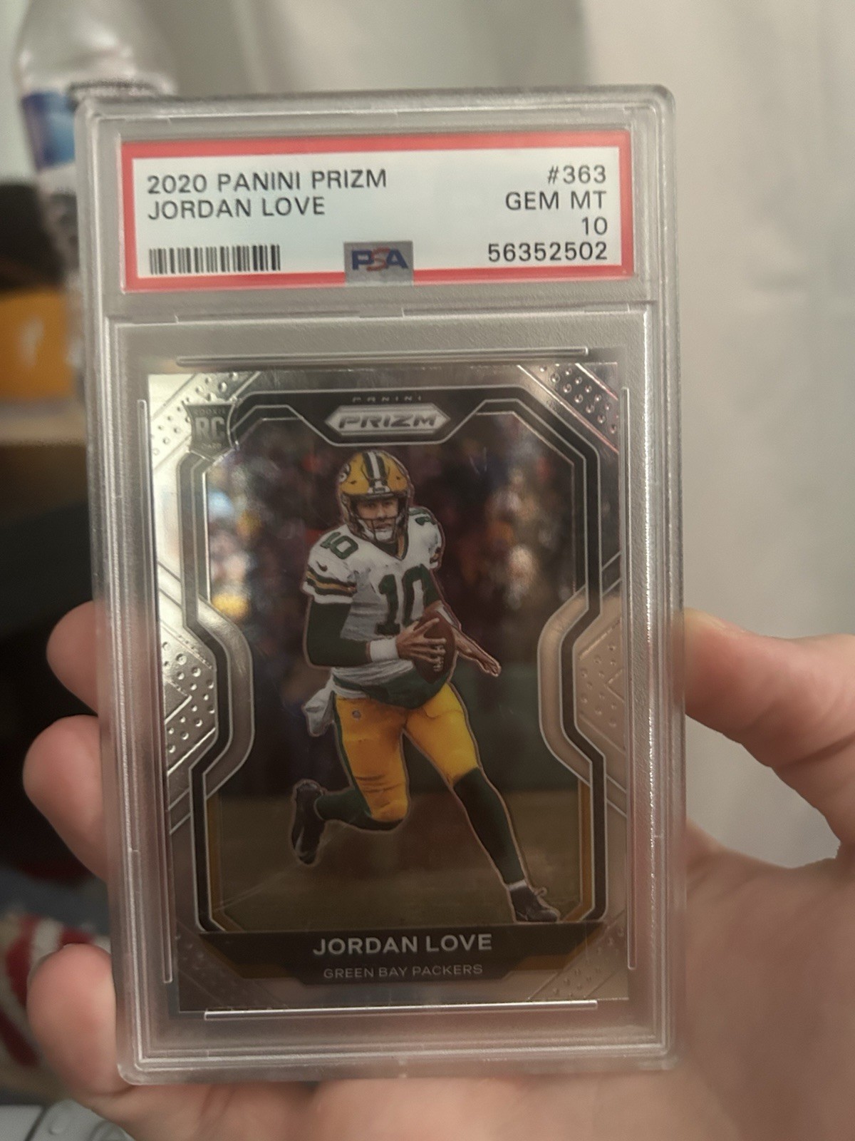 Jordan Love Panini Prizm #363 Base