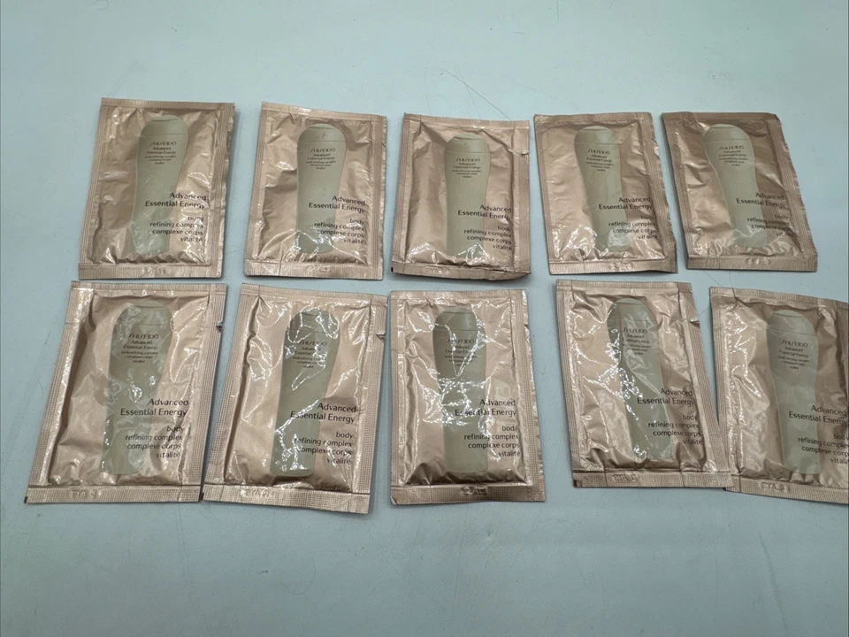 Set Of 10 Shiseido Advanced Essential Energy Body Refining 10ml Discontinued - Image 2 of 4