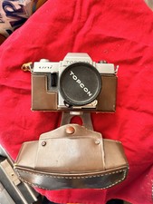 TOPCON UNI Auto 35mm SLR Camera With Leather Cover
