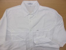 Vintage Guess Georges Marciano Casual Button Front Shirt White Mens L USA Made 