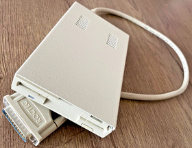 ROCTEC External Disk Drive For Amiga 500 - A4000, CDTV, Tested, Works #01 26