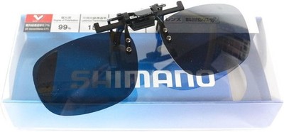 Shimano HG-019P Polarisierte Sonnenbrille Zum Angeln Clip-On TAC M Smoke