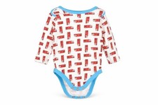 Mini Club Baby Babygrow One-Piece Size 3-6 Months White Long Sleeve