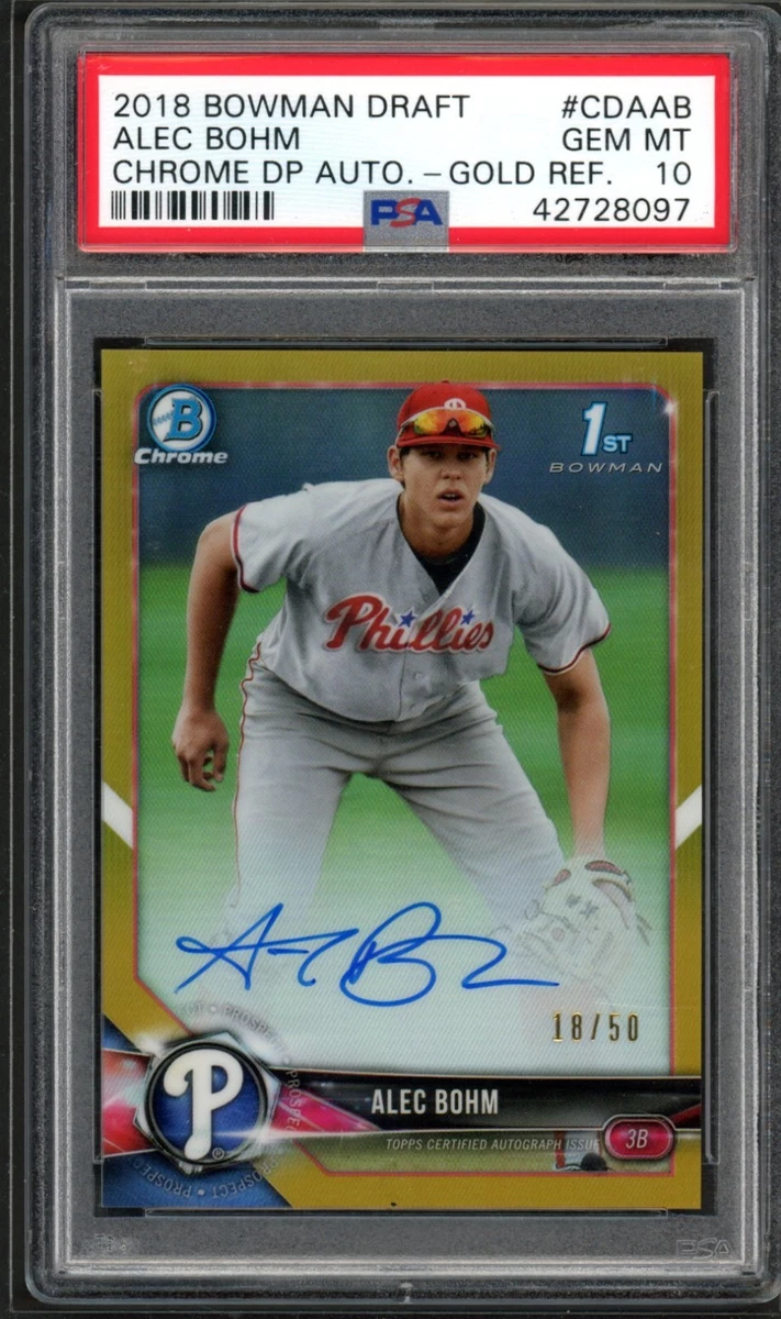 2018 Bowman Draft - Alec Bohm #CDA-AB for sale | eBay
