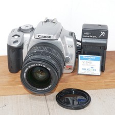 Canon EOS Digital Rebel XTi 10MP DSLR Camera W Sigma 28-70mm Lens GOOD/TESTED