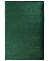 Teppich Viskose GrüN 200 X 300 Cm Einfarbig Handgewebt Kurzflor Modern Gesi Ii