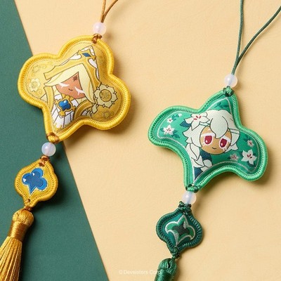 【韓国限定】セイントリリークッキー マープルショップ アクキー2点セット Cookie Run Official Korean Norigae Embroidery Keyring Saint Lily