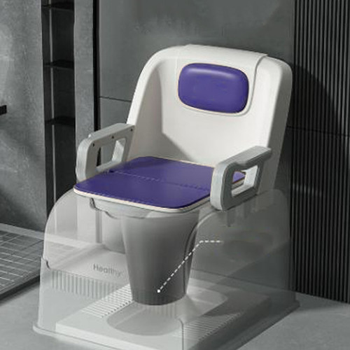 Bedside Commode For Toilet Soft Padded Removable Armrest High Load Capacity BLW - Picture 15 of 24