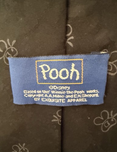 Disney "Winnie The Pooh" Blue Tie - Bees & Honey Pot - Novelty Necktie - BNWT - Picture 5 of 6