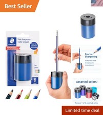 Versatile Pencil Sharpener for Safe, Mess-Free Use - Perfect for Art and Makeup