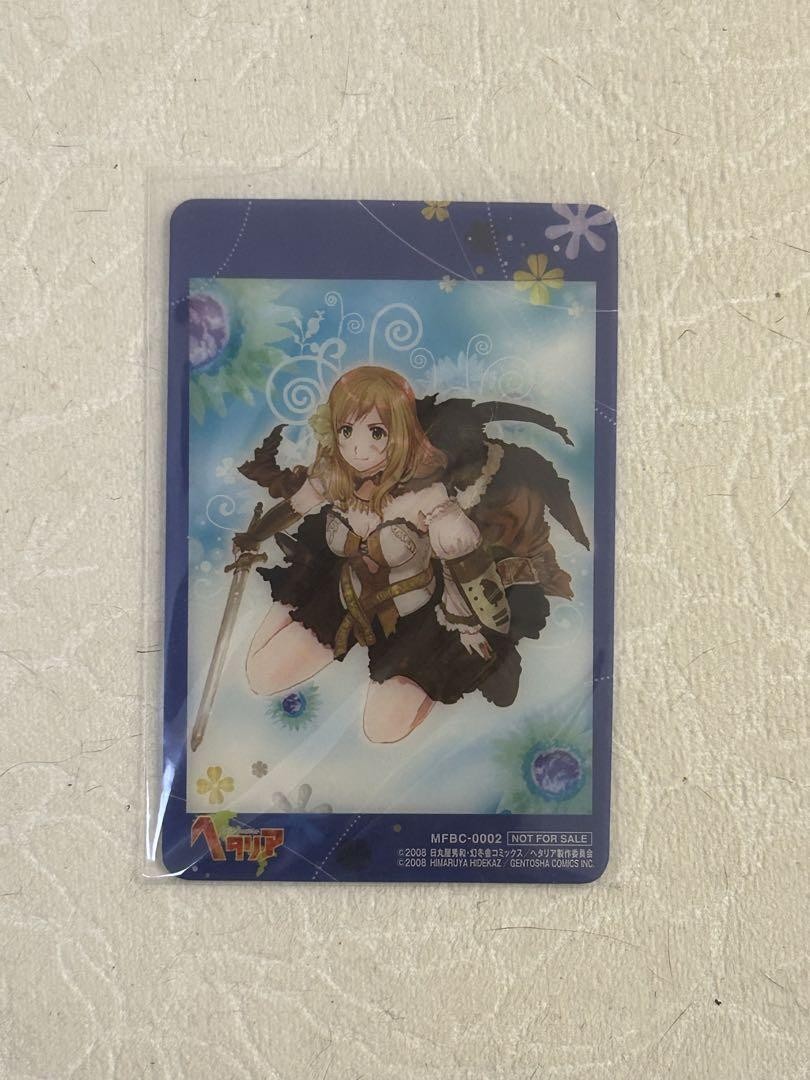 Hetalia DVD Bonus Clear Card Hungary Anime character Animation
