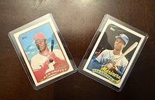 Topps Ken Griffey (Dad) & Ken Griffey Jr. ROOKIE Baseball Card Lot 2 Cards 