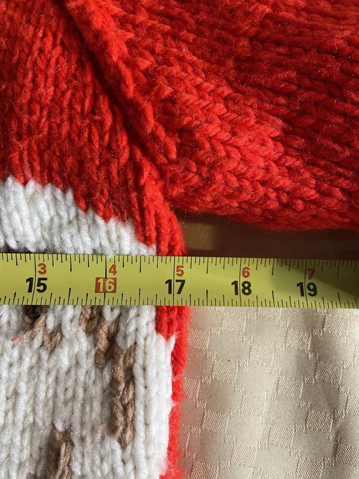 Cárdigan Suéter Vintage Cowichan Mujer Pequeño Años 70 Grueso Tejido a Mano Mantón Oso Polar Foto 4 de 4