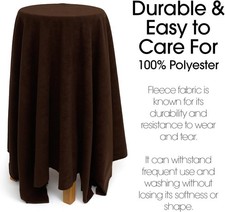 Polar Fleece FabricThe Yard BROWN - Soft Anti-Pill, Warm Cozy Material