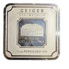 Geiger Edelmetalle Schloss Guldengossa 10 oz .999 Fine Silver Bar — photo 1