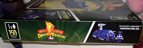 Mighty Morphin Power Rangers Blue Ranger Dinozord Set di Costruzioni 150 Pezzi NUOVO - Foto 4 di 7
