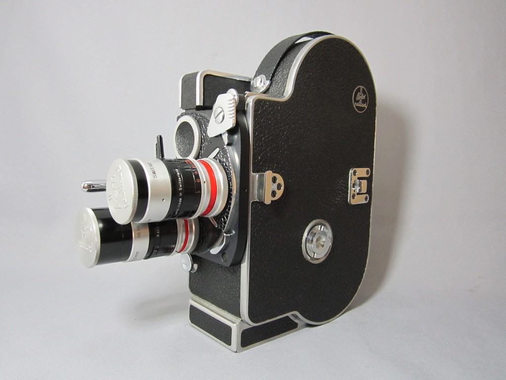 BOLEX REX-4 H8 REFLEX 8MM MOVIE CAMERA, KERN MACRO-SWITAR PRESET C