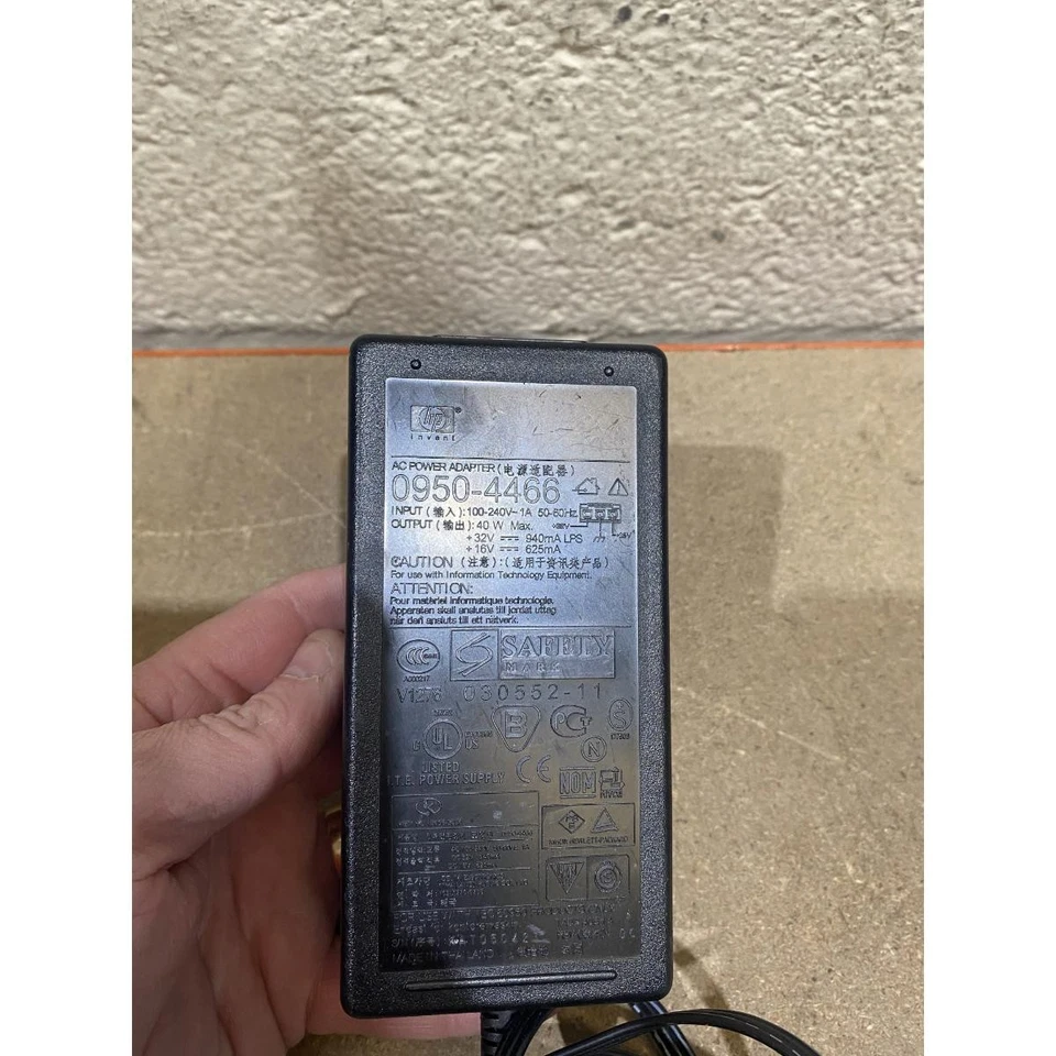 HP 0950-4466 Power Supply AC Adapter Black 32V 940mA 40W for All-in-One Printers - Image 3 of 4