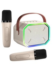 Karaoke Machine for Kids and Adults, Mini Portable Bluetooth Speaker with 2 W...