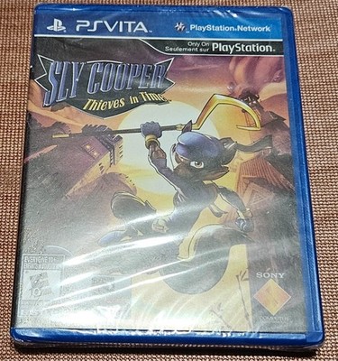 1x AUTHENTIC Sly Cooper: Thieves Of Time - Sony PS Vita - BRAND NEW&FACTORY SEAL
