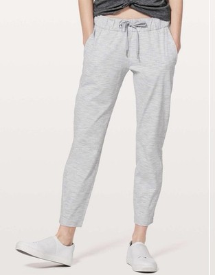 Lululemon On The Fly Pant Wee Are From Space Nimbus Battleship/Ice Grey NWT 8