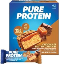 High Protein Snack Bars Chocolate Salted Caramel Gluten Free