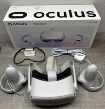 256GB Meta OCULUS QUEST 2 VR Headset w/Controllers & Charger 2020