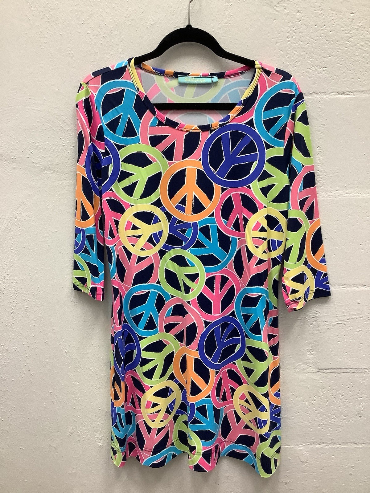 Anthony’s Colorful Peace Dress Size Medium 0225-258