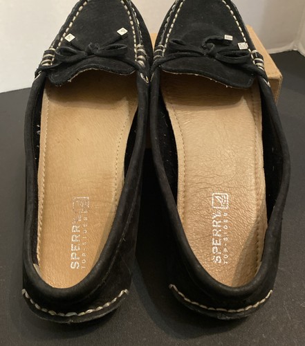 SPERRY Top Sider KATHERINE Moccasin Stitch Slip on Black Women's Sz 6.5 M - Picture 10 of 12