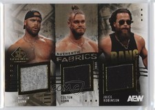 2025 SP Game Used AEW Authentic Fabrics Trios Colten Gunn Juice Robinson 07ap