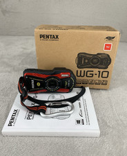 PENTAX WG-10 Waterproof Shockproof 14MP Compact Digital Camera Red 5x Zoom
