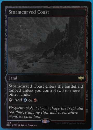 Stormcarved Coast (Silver Screen) FOIL Innistrad: Double Feature NM (496029)