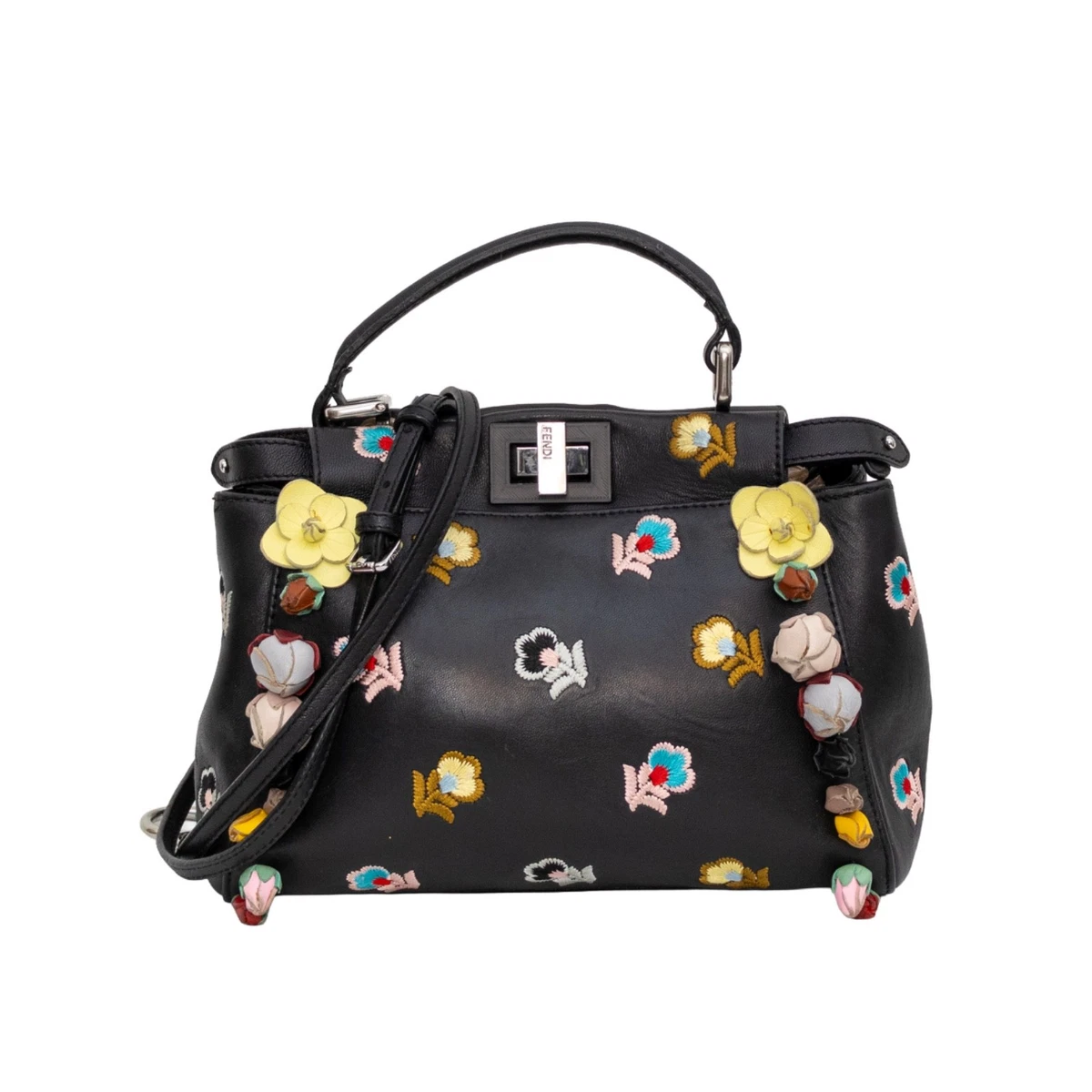 Fendi Peekaboo Shoulder Bag Black Bags & Handbags for Women for 