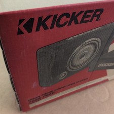 KICKER 48CVTDF102 CVTDF Down-Firing 10" 700w Subwoofer Sub Box Enclosure