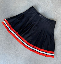 Varsity Spirit 1990s Pleated Mini Cheer Skirt Black