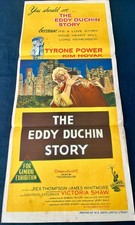THE EDDY DUCHIN STORY original MOVIE POSTER-TYRONE POWER-KIM NOVAK-STONE LITHO